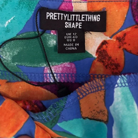 PrettyLittleThing Multicolor Floral Ruffle Mini Skirt - Picture 3 of 3